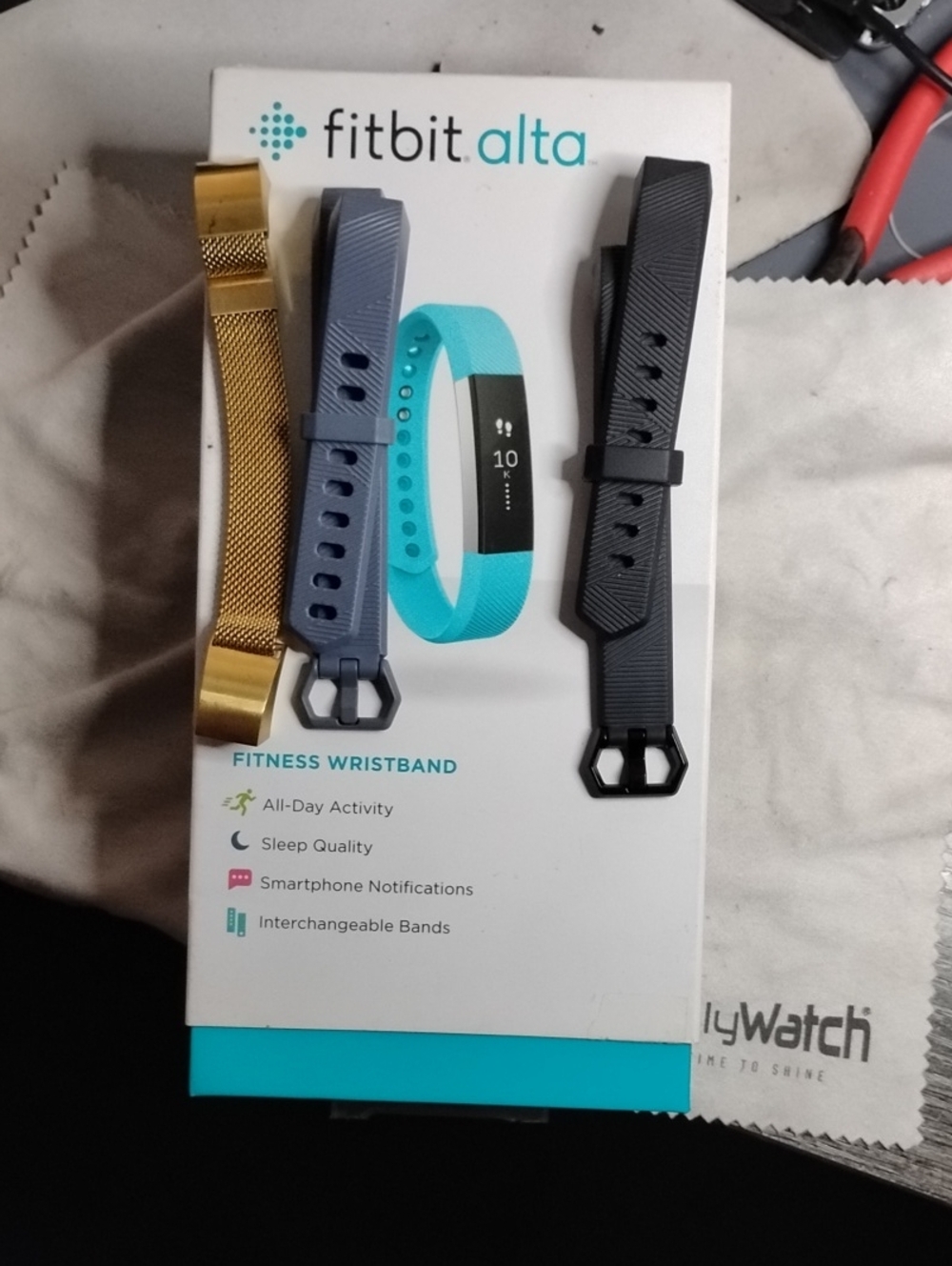 Fitbit Alta Replacement Wristband - Black & Gold Options